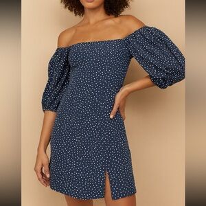 Abercrombie & Fitch Navy Long Sleeve Dress